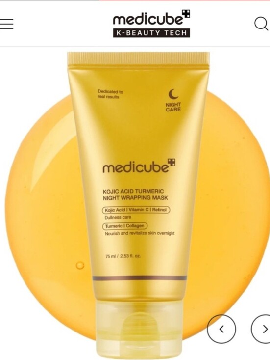Medicube Other - Medicube Kojic Acid Turmeric Night Wrapping Mask -